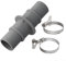 Connettore adattatore per tubo flessibile per piscina, da 3,8 cm a 3,8 cm, con morsetti in acciaio inox, per piscina fuori terra (B)