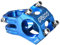 FUNN Funnduro MTB Vorbau mit 31,8 mm Lenkerklemmung - Der ultimative ultraleichte und robuste Legierungs-Vorbau für Mountainbike und BMX-Bike, Länge 45 mm Vorbau (Blau)