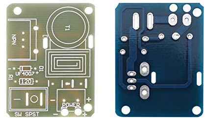 Generador de Alto Voltaje de 2 Juegos, Módulo de Potencia Elevador 3.7V ~ 4.2V DC a Transformador de Alto Voltaje de 15kVAC para Generador de Aniones