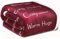 WOLF CREEK BLANKET Co. - Mitgefühlsdecke – (50 x 65) Stärke Mut Super Weich Warm Hugs, Get Well Geschenkdecke Heilung Gedanken Positive Energie Liebe & Hoffnung & Flauschiger Komfort