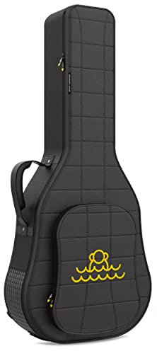 Monkey Loop Rocking Acoustic - Borsa per Chitarra con Imbottitura da 26 mm - Borsa Semirigida per Chitarra Acustica - Tasca Esterna per Accessori - Cinghie Regolabili - Resistente all´Acqua