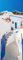 A.Monamour Türtapete Selbstklebend Türfolie Türposter 3D Weiße Blaue Architektur Alte Straße Santorini Insel Griechenland Vinyl Folie Türdeko Tapete Wandbild Türaufkleber Türtattoo 90 x 200 cm