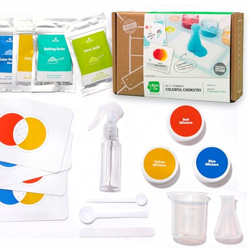 KiwiCo Colorful Chemistry Set - Kid-Tested Chemistry Set for Ages 3-8