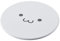 ELECOM Cute Face Mouse Pad, Dickes Ergonomisches Rundes Mauspad für PC Laptop Computer, Langlebige rutschfeste Gummiunterseite, Glattes Weiches Material, Grau, 8.3x8.3 (MP-FC01GF-G)