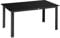Outsunny Table de Jardin rectangulaire en Aluminium et Plateau en Verre trempé - 6 Personnes - 150 x 90 x 74 cm - Noir