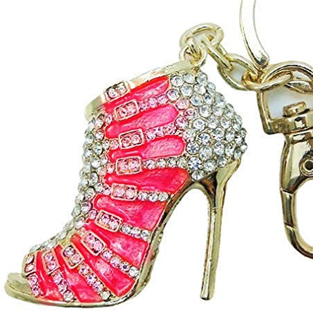 High Heel Schuh Schlüsselanhänger Mit Strass Charm - Handtaschen Anhänger, Praktisch Und Beliebt, Professionell Verarbeitet