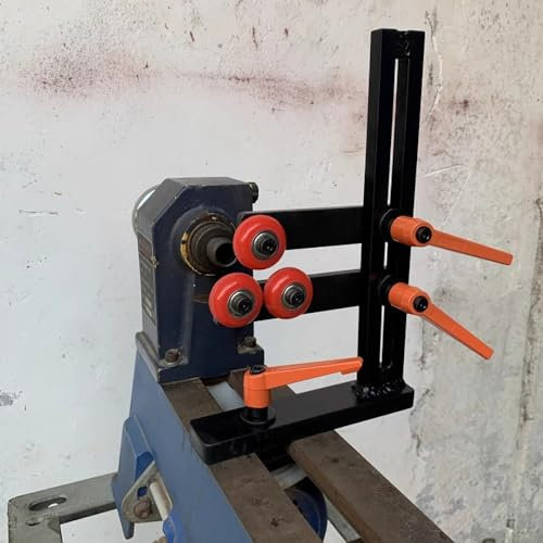 Woodworking Lathe Centre Stand 45# Steel Heavy Duty Woodturning L-Shape Anti-Flutter Stand Center Holder