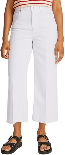 Tommy Hilfiger Damen Jeans Hose Wide Leg High Waist