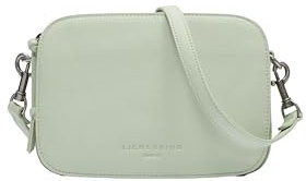 Liebeskind Berlin Umhängetasche Luka – Cross-Body Bag aus Leder mit verstellbaren Schulterriemen – kleine Schultertasche, Fächer mit Reißverschluss – Shoulder Bag, 14.5 x 20.5 x 7 cm,Sage