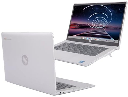 mCover Custodia compatibile solo per computer portatili HP Chromebook serie 14a-NFxxxx da 14 pollici 2024 o successivi (non compatibile con altri modelli HP), trasparente