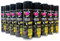 CVS 12 x Satin Black Spray Paint - 500ML Cans - Quick Dry & Durable Finish for Car Mats