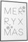 Papierschmiede® XMAS Poster Merry XMAS, A2 (59,4x42 cm) Deko mit Spruch zu Weihnachten, Wohnzimmer Wanddeko, Schlafzimmer, Küche Dekoration ohne Rahmen, Deko zu Weihnachten