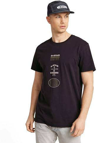 G-Star Herren Multi Originals T-Shirt, Schwarz (dk Black D25083-C506-6484), M