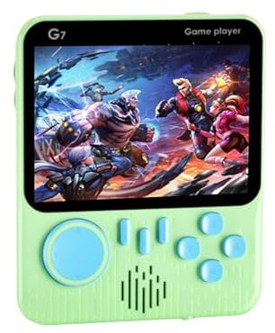 YTFSKFUI Handheld Games Consoles, Retro Games Player with 800 Classical Games, Portable Games Console Support for Connecting TV and Two Players, 500mAh Rechargeable Battery Retro Games Console