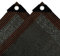 Voile d'ombrage avec œillets, rectangulaire, 4 x 5 m, 70 % protection solaire, filet d'ombrage pour balcon, protection contre le vent, le balcon, filet d'ombrage pour terrasse/bac à sable, noir, grand