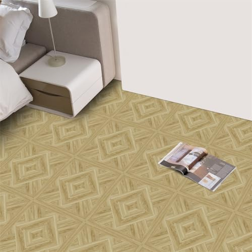 Fliesenaufkleber Diamantförmig Holzmaserung Klebefliesen Küche Fliesenaufkleber Bad Küche Boden Hitzebeständig Mosaikfliesen Wasserdicht Klebefliesen Ölfest Küchenrückwand Selbstklebend 30x30x10 Pcs