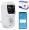 16A Wifi Socket Smart toma Medidor de Electricidad Para Enchufe Medidor de Potencia Enchufe Protección Contra Sobretensiones Enchufe Tensión Ajustable Corriente Dispositivo de Protección.