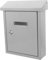 STOBOK Vintage Mailbox Wall Mount Metal Post Box for Outdoor Use Rust-Resistant Easy Installation