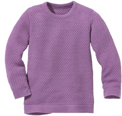 Disana WABENSTRICK-Pullover, Leichter Pullover für Frühling und Sommer | 100% Bio-Merinowolle GOTS, IVN Best | Kleinkind Kind Unisex | Made in Germany