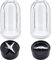 XYWOPO Paquete de 2 Vasos Altos de 16 onzas con Combo de Cuchilla Cruzada y Plana, for licuadora exprimidora Magic Bullet 250 W MB-1001 Cuchilla de Repuesto para licuadora