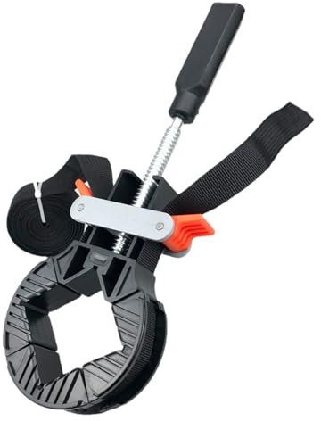 Band Clamp, Portable Strap Clamp Nylon Belts, Picture Frame Clamps, Adjustable Angle Quick Release Band Clamps for Woodworking Supplies, Vise Tool for Drawers
