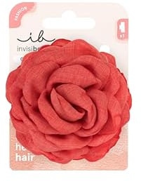 Invisibobble Clipstar Fleur de Coral Haarklammer Damen 3D Blume Koralle | Haarspange Groß, Fleur Design, elegant, romantisch - Hair Claw für dünnes Haar, verspielter Haarschmuck, Frühling, Anlass, L