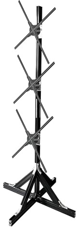 Proiettore olografico 3D 1X3 Sincronizzazione Albero di Natale Ventilatore olografico 3D LED Ampio angolo di visione
