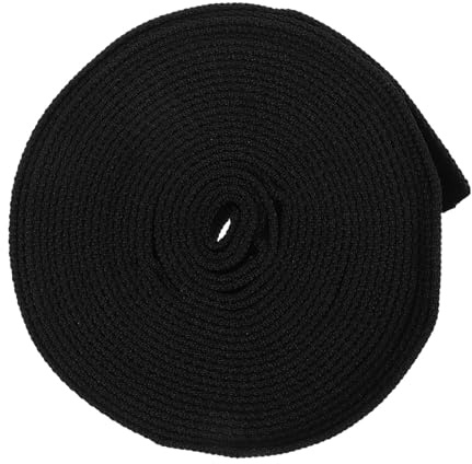 OUNONA Nylon Chain Protector Sleeve for Hydraulic Hose and Pipe, Sturdy No Chew Surface Damage Protection Cover, for Marine Anchor Chains and Industrial Sectors, Black 500x5x0.3cm