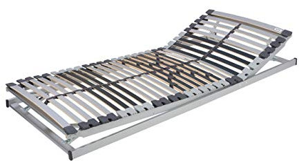 MALIE 7-Zonen Lattenrost Classic Flex 28 KF, Kopf- und Fußteil manuell verstellbar 100x220 cm