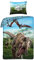 Halantex Bettwäsche aus 100% Baumwolle, Original Jurassic World Dinosaurier, T-Rex, Bettbezug 140 x 200 cm + Kissenbezug 70 x 90 cm