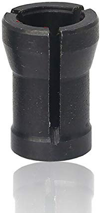 Lot de 3 adaptateurs de fraisage HSS pour fraiseuse - Douille fendue - Manchon de réduction pour le travail du bois (8 mm)