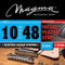 Magma - 1 Juego de Cuerdas para Guitarra Eléctrica de Acero Niquelado – Tensión Liviano + (10, 13, 17, 28, 38, 48) – Cuerdas Light + 1 Set (GE150N)