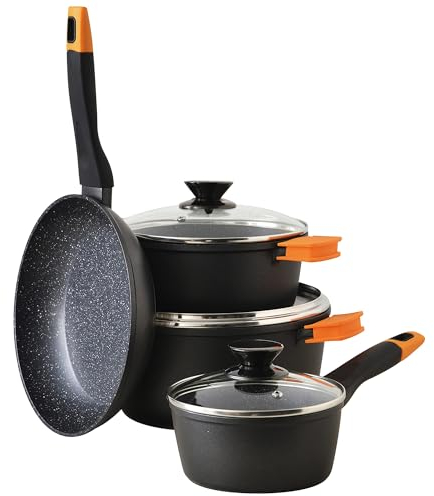 San Ignacio 7-teiliges Kochgeschirr-Set, geschmiedet, Aluminium, Ind Energy SG, Q4133