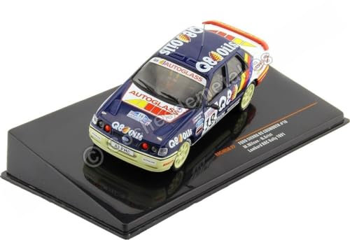 Ixo Model MODELLINO IN SCALA COMPATIBILE CON FORD SIERRA RS COSWORTH N.18 RALLY RAC LOMBARD 1991 WILSON/GRIST 1:43 RAC405B