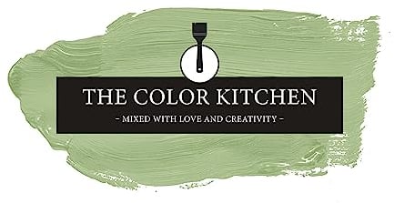Livingwalls THE COLOR KITCHEN kräftige Wandfarbe - Malerfarbe für farbenfrohe Räume - matte Innenfarbe in Grün - 5l Deckfarbe in TCK4008