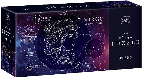 Interdruk Puzzle 250 48x33 cm Zodiac Zodiak Sternzeichen - Virgo - Virgin - Jungfrau