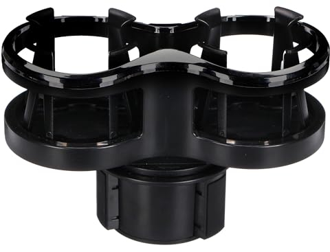 CAR Cup Holder 1 | Auto-Getränkehalter-Expander-Adapter mit Verstellbarer Basis und Untersetzer | meisten Auto Cup Holder | kompatibel mit Flaschen bis 7 cm Durchmesser | große Getränke | Becher