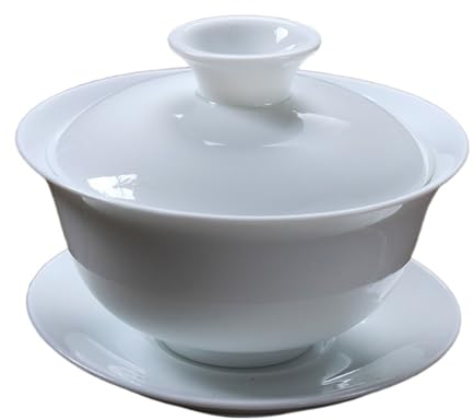 tetera tetera china tetera de cerámica Gaiwan Porcelana Sopera Taza China Tazón Tapa Taza De Cerámica Platillo 120ml