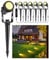 GreenClick Garden Spotlights Mains Powered,1600LM LED Garden Spike Lights with 21M Cable,IP65 Waterproof Extendable Outdoor Spotlights for Pathway Lighting Lawn Path Yard Driveway (6Pack Warm White)