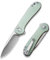 CIVIVI Elementum II Folding Pocket Knife with 7.51CM Nitro-V Blade & Natural G-10 Handle, Outdoor Knife with Clip