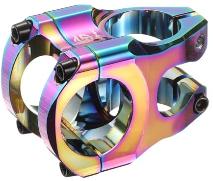 QUARKZMAN Fahrrad Vorbau .mm, Aluminium Lenkervorbau mm Lochabstand, MTB Vorbau Fahrrad mit Sechskantschlüssel, Rennrad Vorbau für Mountainbike BMX, Rosa, Gabel Einbautiefe mm