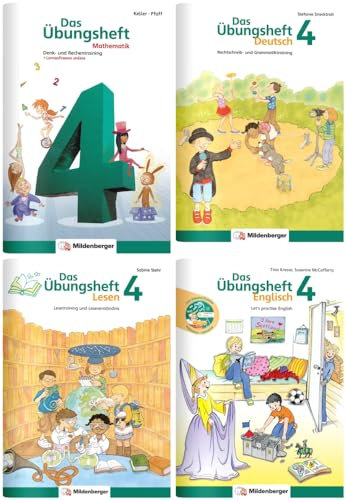Sicher ins 5. Schuljahr – Paket: Rechnen – Schreiben – Lesen – Grammatik – Englisch · Klasse 4: Wichtige Grundlagen des Stoffs der 4. Klasse wiederholen, um gut ins 5. Schuljahr zu starten.