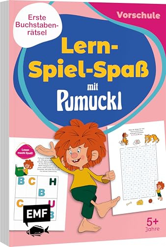 Lern-Spiel-Spaß mit Pumuckl - Mein Vorschulblock: Erste Buchstaben: Mach dich fit für die Schule! Mit 40 Übungen und Rätsel ab 5 Jahren
