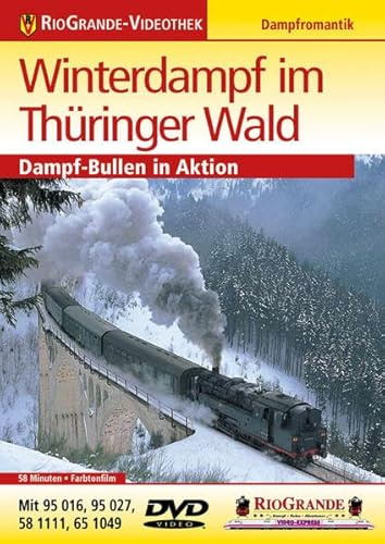 Winterdampf im Thüringer Wald - Dampf-Bullen in Aktion - Dampflokromantik - RioGrande