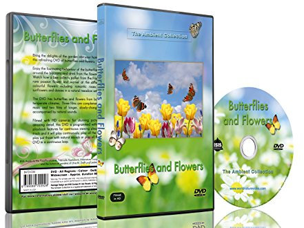 Natur DVD - Schmetterlinge und Blumen mit entspannenden Naturgeräuschen
