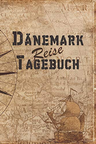 Dänemark Reise Tagebuch: 6x9 Reise Journal I Notizbuch mit Checklisten zum Ausfüllen I Perfektes Geschenk für den Trip nach Dänemark für jeden Reisenden