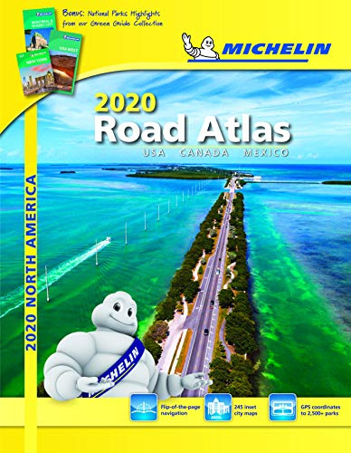Michelin 2020 Road Atlas: USA, Canada, Mexico: Tourist & Motoring Atlas A4 spiral (Michelin Road Atlases)
