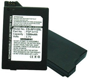 Batterie pour Sony PSP Slim & Lite / 2e Generation - 1200 mAh