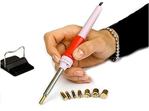 Brillabenny APPLICATORE Strass TERMOADESIVI HOTFIX Pistola A Caldo con 7 Punte per Applicazione Cristalli Borchie su Abiti Scarpe Gioielli