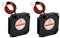 Jopto 2 ventiladores sin escobillas DC 24V 4010 0.06A 40 mm x 40 mm x 10 mm, ventilador de refrigeración turbo hidráulico con cable XH2.54-2P para impresora 3D
